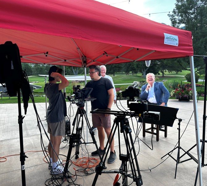 Video production on location